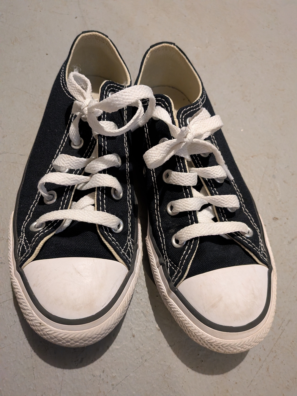 Converse Kids Low-Top Sneakers - Black & White